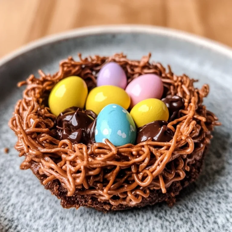 Easy Birds Nests Cookies Recipe