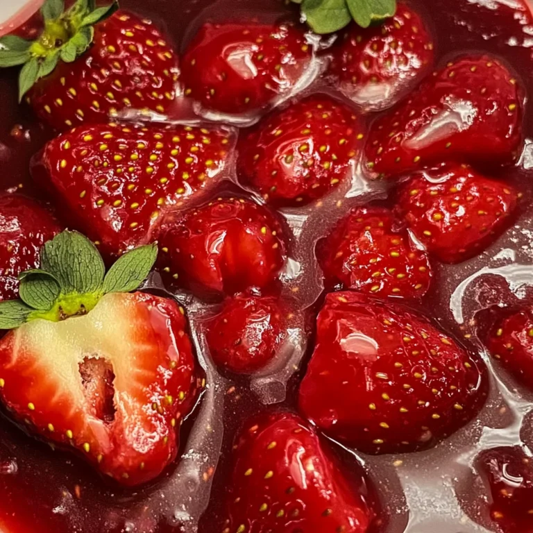 Homemade Strawberry Sauce (Strawberry Topping) Recipe | Savory Nothings