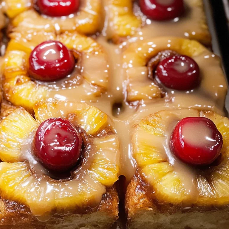 Pineapple Upside Down Cinnamon Rolls