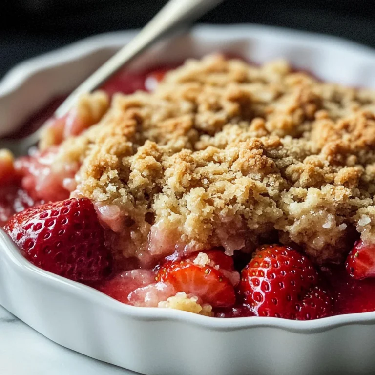 Strawberry Crumble