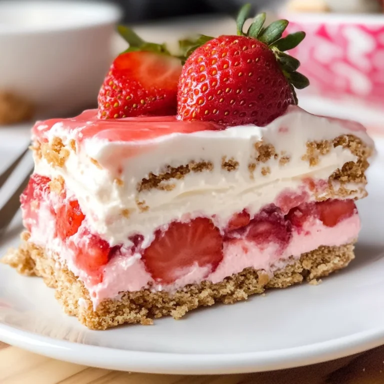 Strawberry Eclair Cake