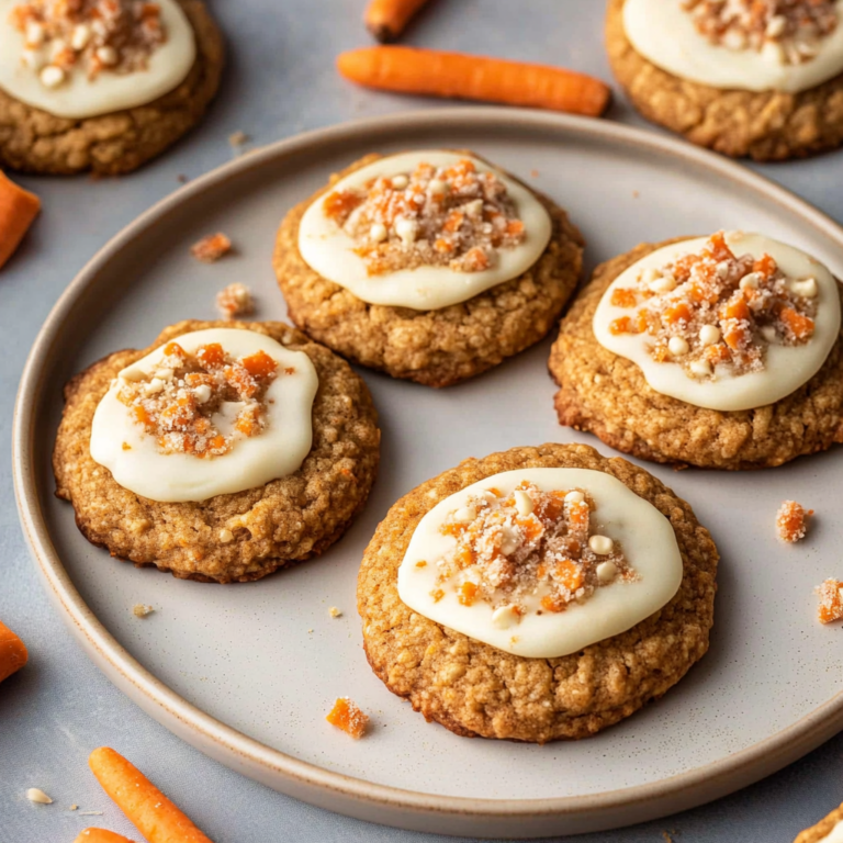 Vegan Carrot Cake Cookies